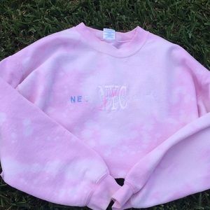 Pink Tie Dye NYC Vintage Sweatshirt